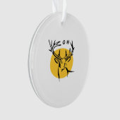 O Dear O Dear Yellow Artistic Style オーナメント (正面)