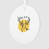 O Dear O Dear Yellow Artistic Style オーナメント (正面)