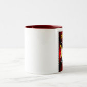 O DRISCOLLのアイルランド家族HERALDIC SHIELD/CREST ツートーンマグカップ (中央)