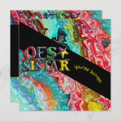 O.E.S SISTAR 招待状 (正面/裏面)