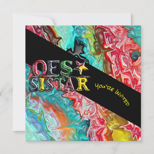 O.E.S SISTAR 招待状 (正面)