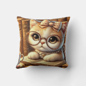 "O Encanto Felino: Guardiões de Mistérios e Carinh クッション (裏面)