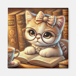 "O Encanto Felino: Guardiões de Mistérios e Carinh マグネット