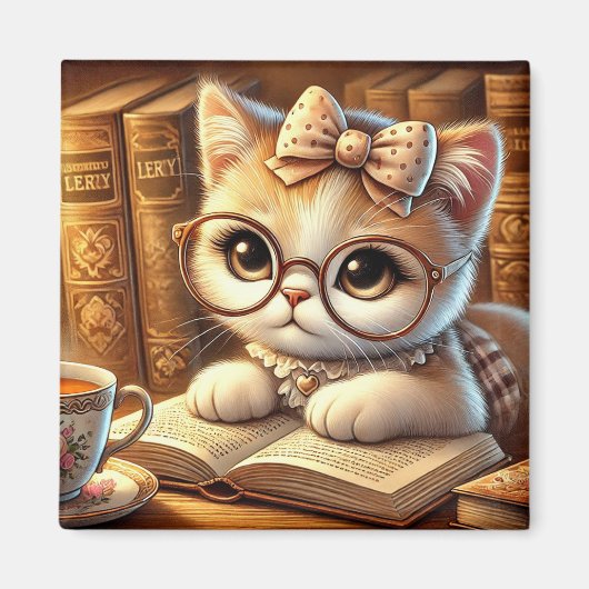 "O Encanto Felino: Guardiões de Mistérios e Carinh マグネット (正面)