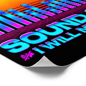 O Engineer Quotes Don't Mess With The Sound Guy  ポスター (角)