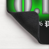 O.F.A. 100%の純粋なマウスパッド(黒) マウスパッド (コーナー)