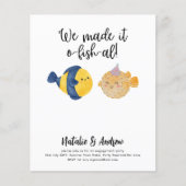 O-FISH-ALかわいい夏おもしろいのブライダルシャワー (正面)