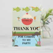 O-FISH-ALファースト誕生日 サンキューカード (スタンド正面)