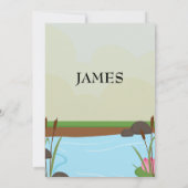 O-FISH-ALファースト誕生日 サンキューカード (裏面)