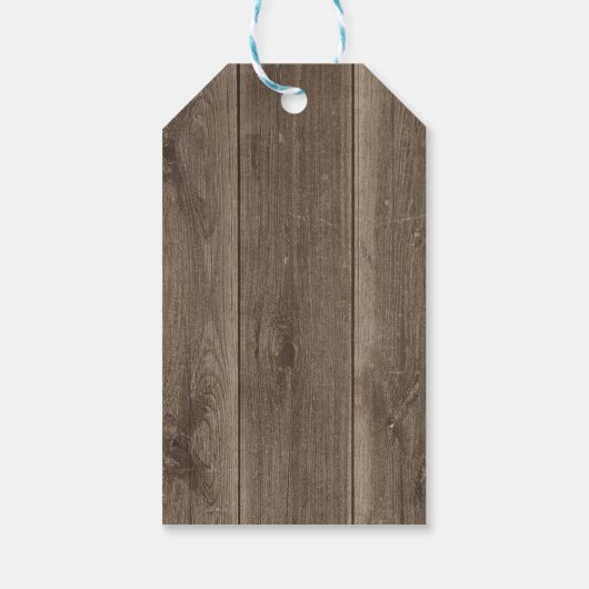 O-fish-al魚釣りをテーマにした誕生日メッセージカード ギフトタグ (裏面)