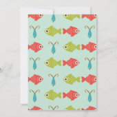 O-fish-al魚釣り1歳の招待状 招待状 (裏面)