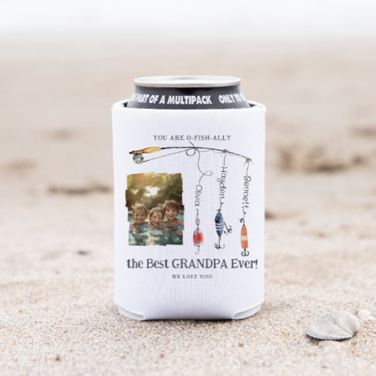 O-Fish-Allyおじいちゃん最高のの子供名と写真 缶クーラー