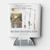 O-Fish-Allyおじいちゃん最高のの子供名と写真 缶クーラー (正面)