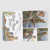 O-Fish-Allyザ最高のパ |写真魚釣りタオル ゴルフタオル (横)