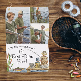 O-Fish-Allyザ最高のパ |写真魚釣りタオル ゴルフタオル