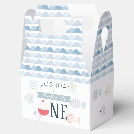 O-fish-allyワン魚釣りボーイホワイト誕生日 フェイバーボックス (オープン)