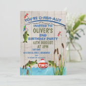 O-Fish_Ally水彩誕生日招待状 招待状 (スタンド正面)