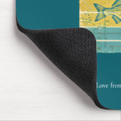 O-Fish-Ally素晴らしパパマウスパット – パーソナライズ マウスパッド (コーナー)