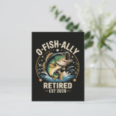 O-Fish-Ally退職2026年漁師釣り シーズンポストカード (スタンド正面)