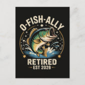 O-Fish-Ally退職2026年漁師釣り シーズンポストカード (正面)