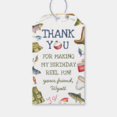 O-Fish-Ally魚釣り誕生日サンキューギフトラベル ギフトタグ (正面)