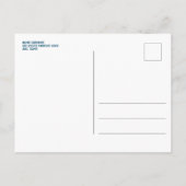 O-Fish-Ally、リトル・フィッシャーマン、魚釣り3番目の誕生日 インビテーションポストカード (裏面)