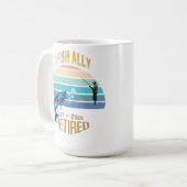 ☕🎣 「O-Fish-Ally：朝退職したの至福2025!」 🌅 コーヒーマグカップ (正面左)