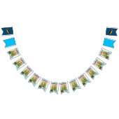 O-fish-ally 1st誕生日魚釣りパーティー バンティングフラッグ (全)