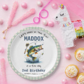 O-Fish-Ally 2魚釣り2回目 ペーパープレート (パーティー)