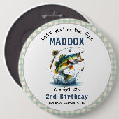 O-Fish-Ally 2魚釣り2回目 缶バッジ (正面&裏面)