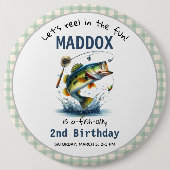 O-Fish-Ally 2魚釣り2回目 缶バッジ (正面)