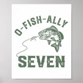 O-fish-ally 7誕生日飾り7番目の誕生日 ポスター (正面)