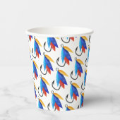 O-fish-ally birthday pattern男の子誕生日魚釣り 紙コップ (正面)