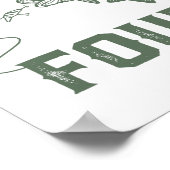 O-fish-ally Four Birthday Decorations 4th Birthday ポスター (角)