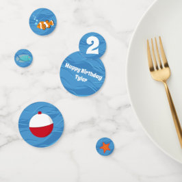 O-Fish-ally Oneパーティー紙吹雪テーブルデコール コンフェッティ