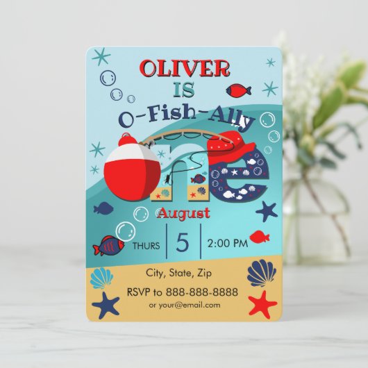 O-fish-ally-one招待状 招待状 (スタンド正面)