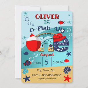 O-fish-ally-one招待状 招待状
