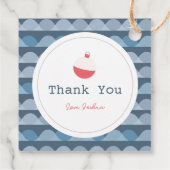 O-fish-ally One魚釣りボーイホワイト1歳 フェイバータグ (裏面)