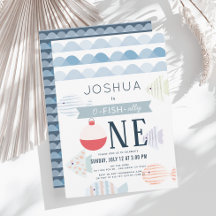 O-fish-ally One魚釣りボーイホワイト1歳