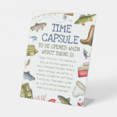 O-Fish-Ally One魚釣り第1バースデータイムカプセル 台座サイン (正面)