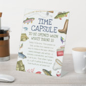 O-Fish-Ally One魚釣り第1バースデータイムカプセル 台座サイン (インサイチュ)