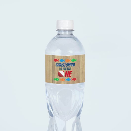 O-Fish-Ally One魚釣り1日 ペットボトルラベル