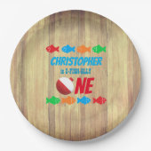 O-Fish-Ally One魚釣り1日 ペーパープレート (正面)