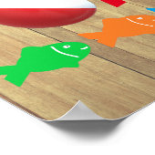 O-Fish-Ally One魚釣り1日 ポスター (角)