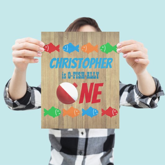 O-Fish-Ally One魚釣り1日 ポスター