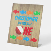 O-Fish-Ally One魚釣り1日 台座サイン (正面)