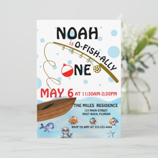 O-fish-ally one魚釣り1日 招待状 (スタンド正面)