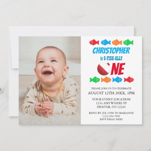 O-Fish-Ally One魚釣り1日 招待状 (正面)