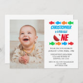 O-Fish-Ally One魚釣り1日 招待状 (正面/裏面)