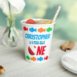 O-Fish-Ally One魚釣り1日 紙コップ